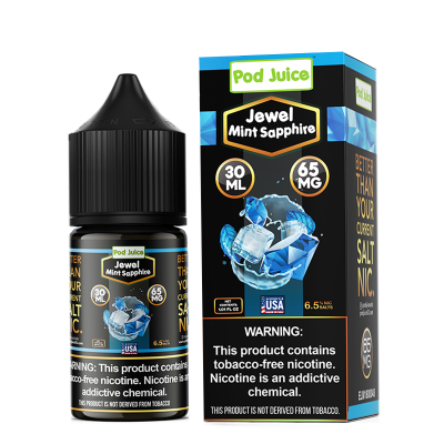 POD JUICE JEWEL MINT SAPPHIRE Nic Salt TFN E-JUICE 30ML 65mg