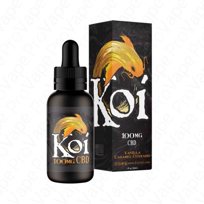 Koi CBD Vanilla Caramel Custard Vape Juice 30mL