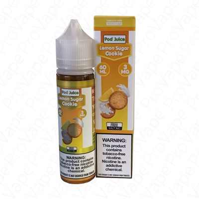 Pod Juice Lemon Sugar Cookie Vape Juice 60mL