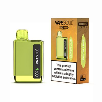 Lemon Lime VapeSoul LCD 10000 Puffs Mesh Disposable