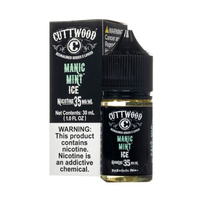 Manic Mint Ice Cuttwood Reimagined Series Salt Nic E-Juice 30ml 35mg
