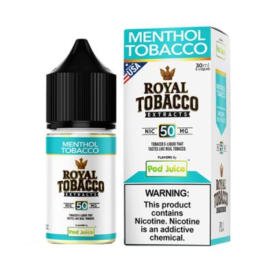 Menthol Tobacco Pod Juice Royal Tobacco Extracts Salt Nic E-Juice 30ml