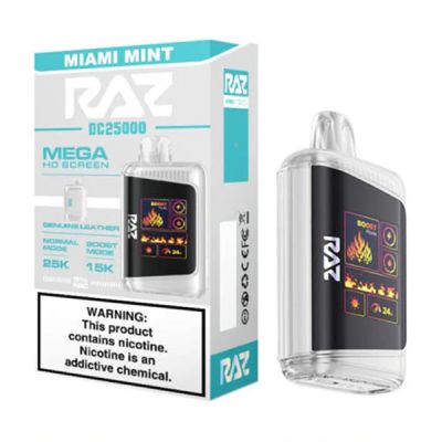 Miami Mint Raz DC25000 Disposable Vape