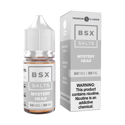Mystery Head Glas BSX Salt Nic E-Juice 30ml