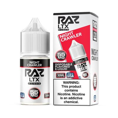 Night Crawler Pod Juice & RAZ LTX Salt Nic E-Juice 30ml