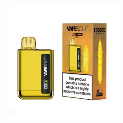 Passion Grapefruit VapeSoul LCD 10000 Puffs Mesh Disposable