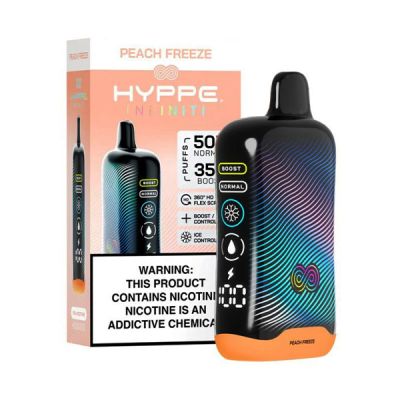 Peach Freeze Hyppe Infiniti 50K Disposable
