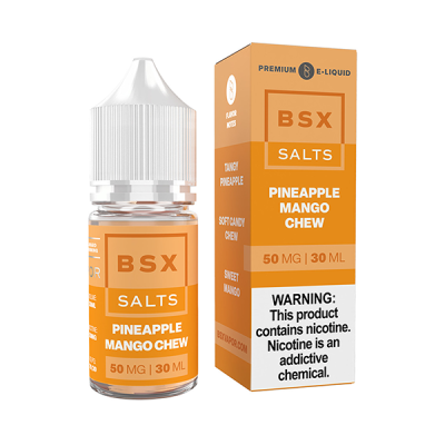 Pinapple Mango Chew Glas BSX Salt Nic E-Juice 30ml