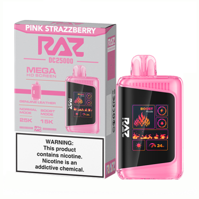 Pink Strazzberry Raz DC25000 Disposable Vape