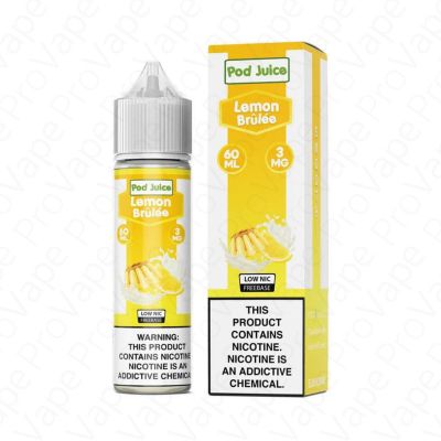 Pod Juice Lemon Brulee Vape Juice 60mL