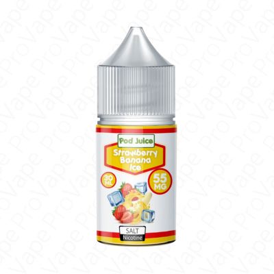 Pod Juice Strawberry banana Ice Salt 30mL