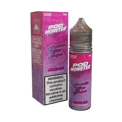 Pod Monster Groovin Aloe Grape 60ml 50mg