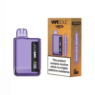 Sakura Grape VapeSoul LCD 10000 Puffs Mesh Disposable