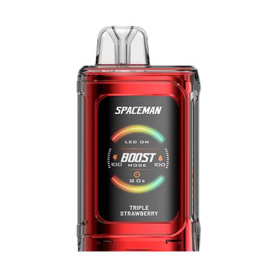 Triple Strawberry Smok Spaceman Prism 20k Disposable Vape