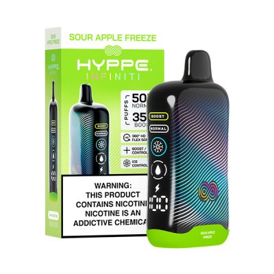Sour Apple Freeze Hyppe Infiniti 50K Disposable