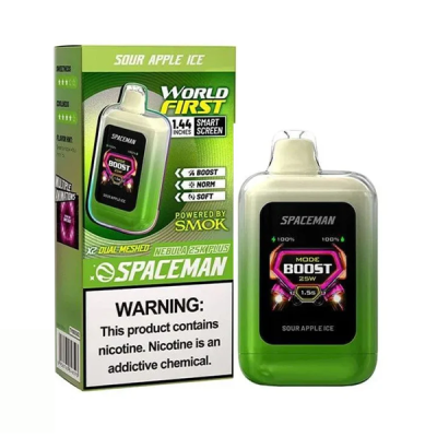 Sour Apple Ice Smok Spaceman Nebula 25K Plus Disposable