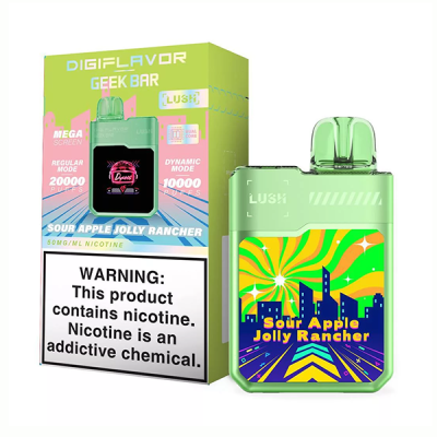 Sour Apple Jolly Digiflavor x Geek Bar Lush 20K Disposable
