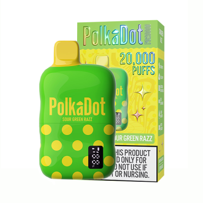 Sour Apple Razz PolkaDot PD20000 Puffs Disposable 5%