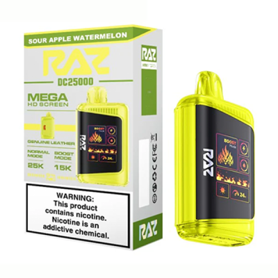 Sour Apple Watermelon Raz DC25000 Disposable Vape