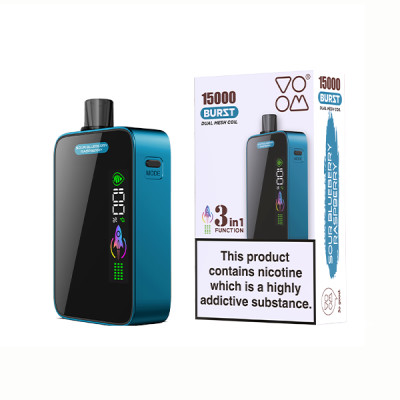 Sour Blueberry Raspberry VOOM Burst 15000 Puffs Disposable