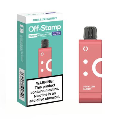 Sour Lush Gummy Off-Stamp SW9000 Disposable Pod