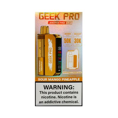 Sour Mango Pineapple Geek Pro Switch Pro Disposable Kit