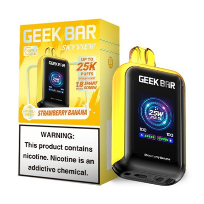 Strawberry Banana Geek Bar SkyView 25K Puffs Disposable