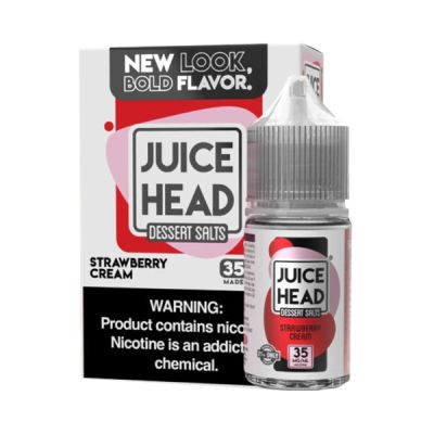 Strawberry Cream Juice Head Dessert Salts Salt Nic E-Juice 30ml