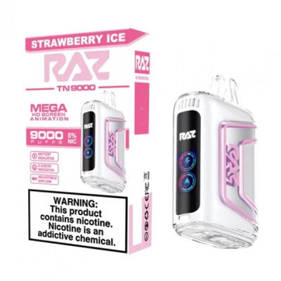 Strawberry Ice RAZ TN9000 Disposable Vape