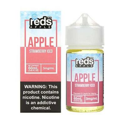 Strawberry Iced Reds Apple Daze E-Juice 60mL 