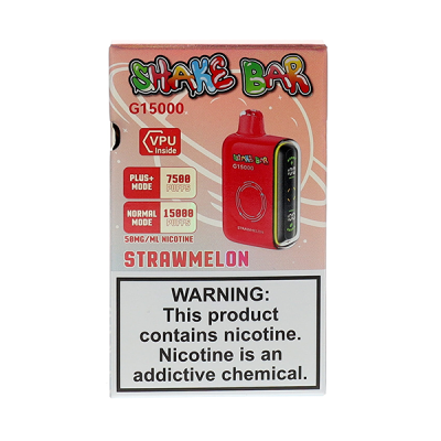 Strawmelon Shake Bar G15000 Disposable Vape