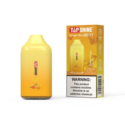 Top Shine Jumbo Mango Breez Seraph Ultra TFN 6500 Disposable Vape