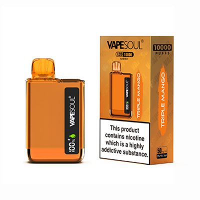 Triple Mango VapeSoul LCD 10000 Puffs Mesh Disposable