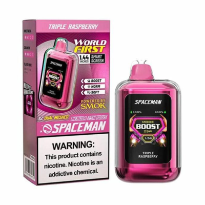 Triple Raspberry Smok Spaceman Nebula 25K Plus Disposable