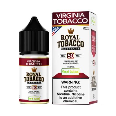 Virginia Tobacco Pod Juice Royal Tobacco Extracts Salt Nic E-Juice 30ml