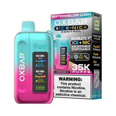 Watermelon Lush Oxbar x Pod Juice ICE-NIC Control 35K Disposable