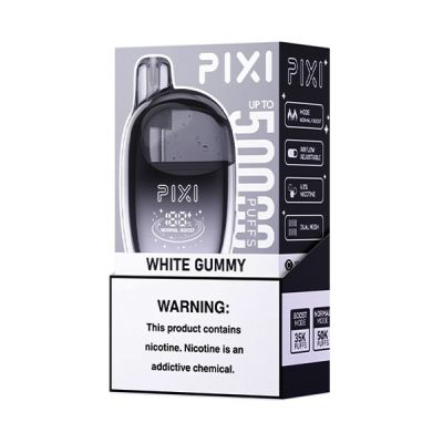 White Gummy Pixi 50K Disposable